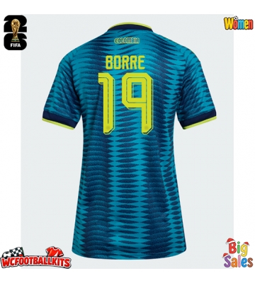 Colombia Rafael Santos Borre #19 Replica Away Stadium Shirt for Women World Cup 2026 Short Sleeve